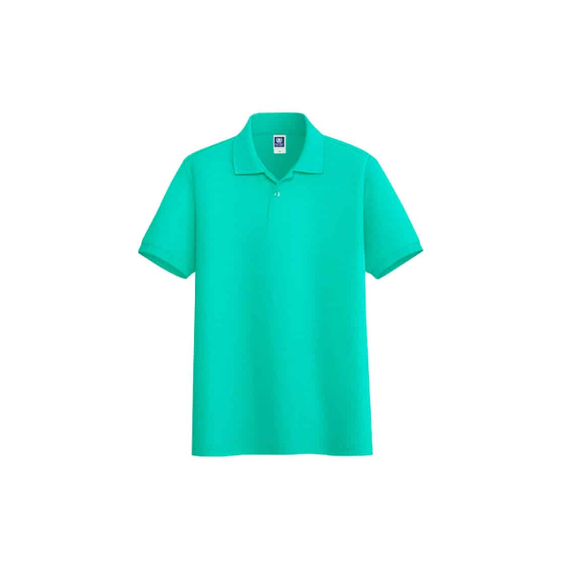 051832300-Polyester-Cotton-PoloShirt-tealgreen blank