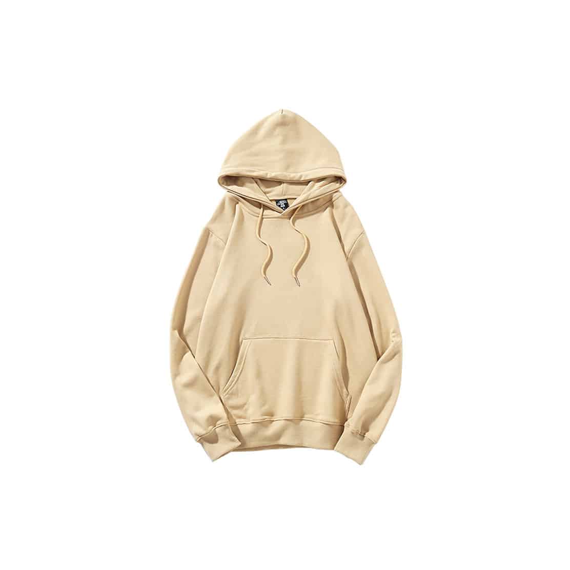 071832500-hoodie-cotton-beige 全棉連帽套頭衛衣 | 印Tee | 印T-Shirt | 班衫 | 班Tee | 印衫 | 印衛衣 | 印外套 | 印風褸 | 訂製 | 團體衫