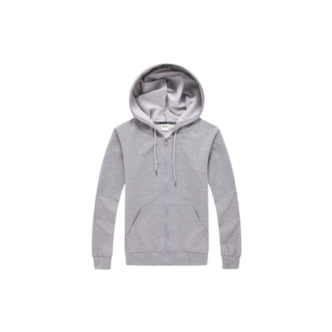 08183271046-400g-zipup-cotton-grey 印zip-up 拉鏈外套 | 印棒球褸 | 印風褸 | 印外套 | 印軍褸 | 印Tee | 印T-Shirt | Soc Tee | 班衫 | 班Tee | 印衫 | 運動快乾tee | 團體衫 | 訂造公司制服