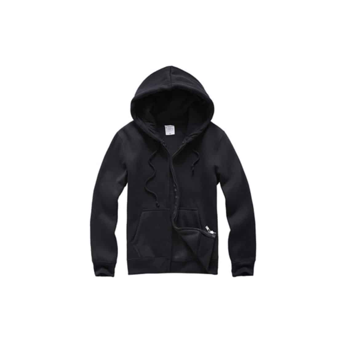 08183273046-400g-zipup-fleece-black 印zip-up 拉鏈外套 | 印棒球褸 | 印風褸 | 印外套 | 印軍褸 | 印Tee | 印T-Shirt | Soc Tee | 班衫 | 班Tee | 印衫 | 運動快乾tee | 團體衫 | 訂造公司制服