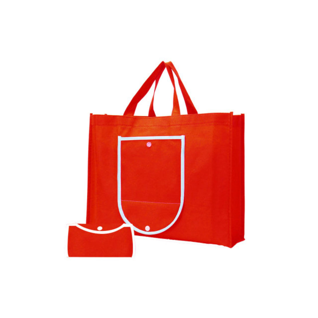 061832220-Nonwoven-regular-totebag-foldable-horizontal-red blank