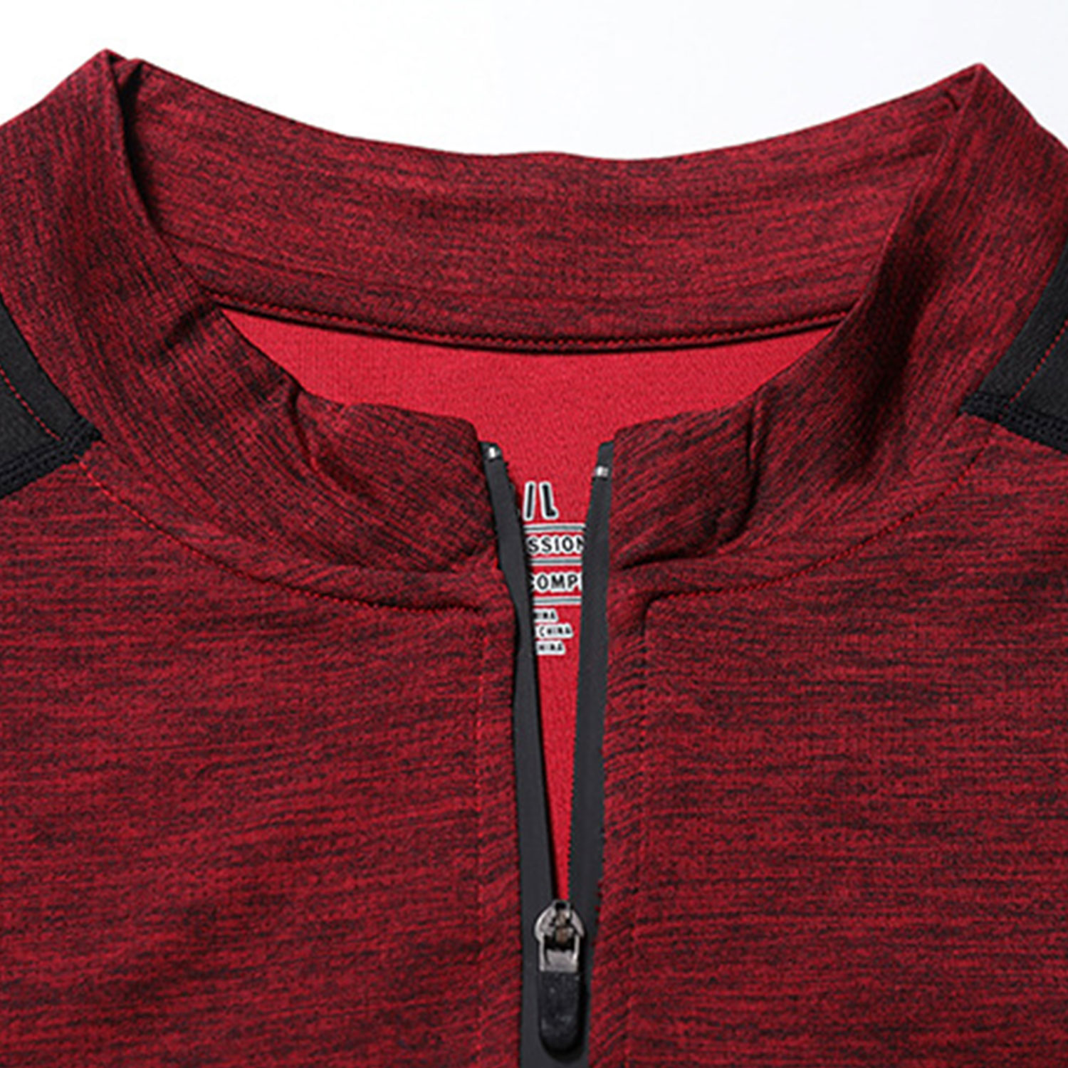 06183350036-Quick-Dry-Zipup-Tshirt-detail1 運動快乾T-shirt | 球隊衫 | 團體服訂造 | 班衫班褸 | 公司制服