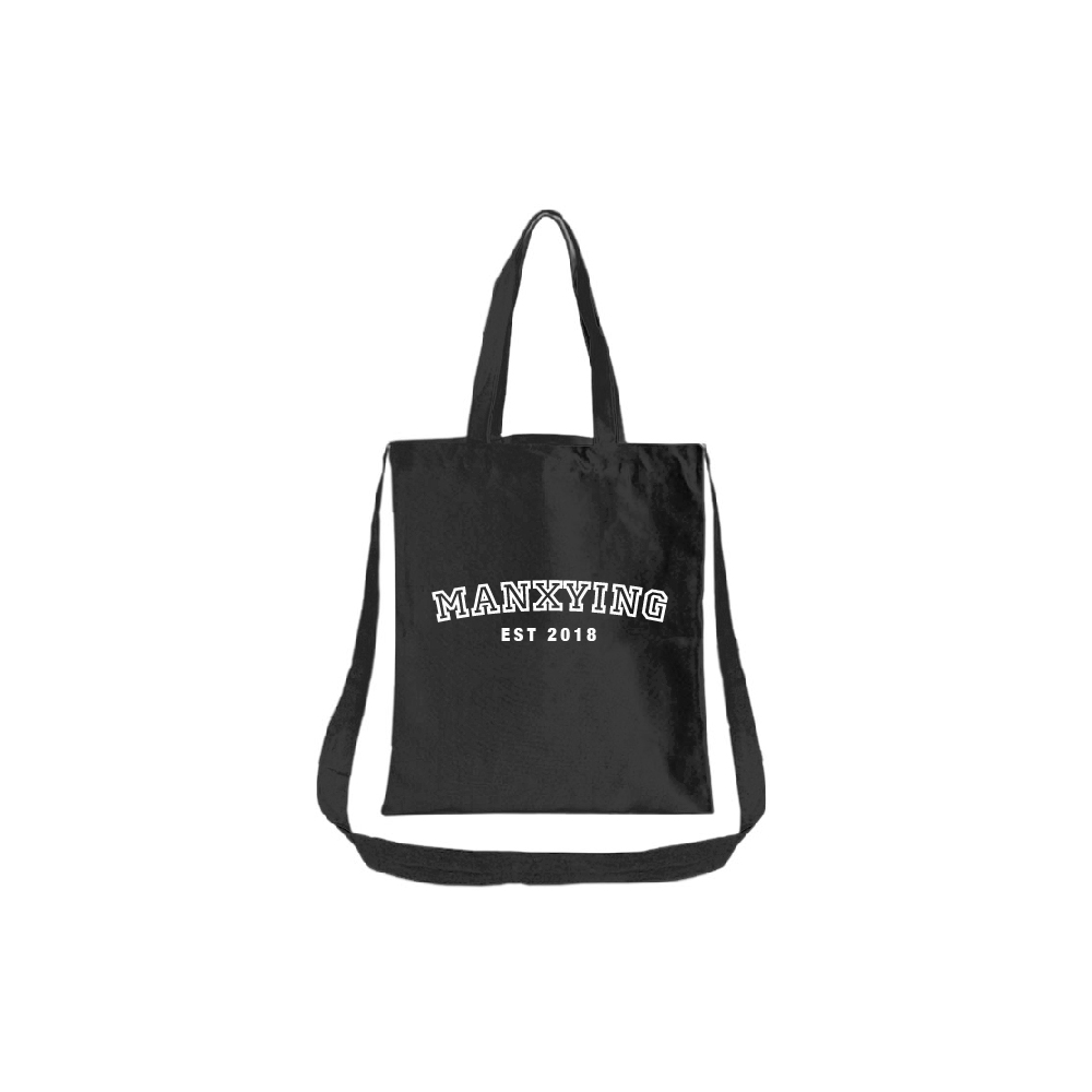 008004004 Outline Name_black 客制化情侶禮物 - 個性化情侶斜咩袋 Personalized Gift for Him and Her