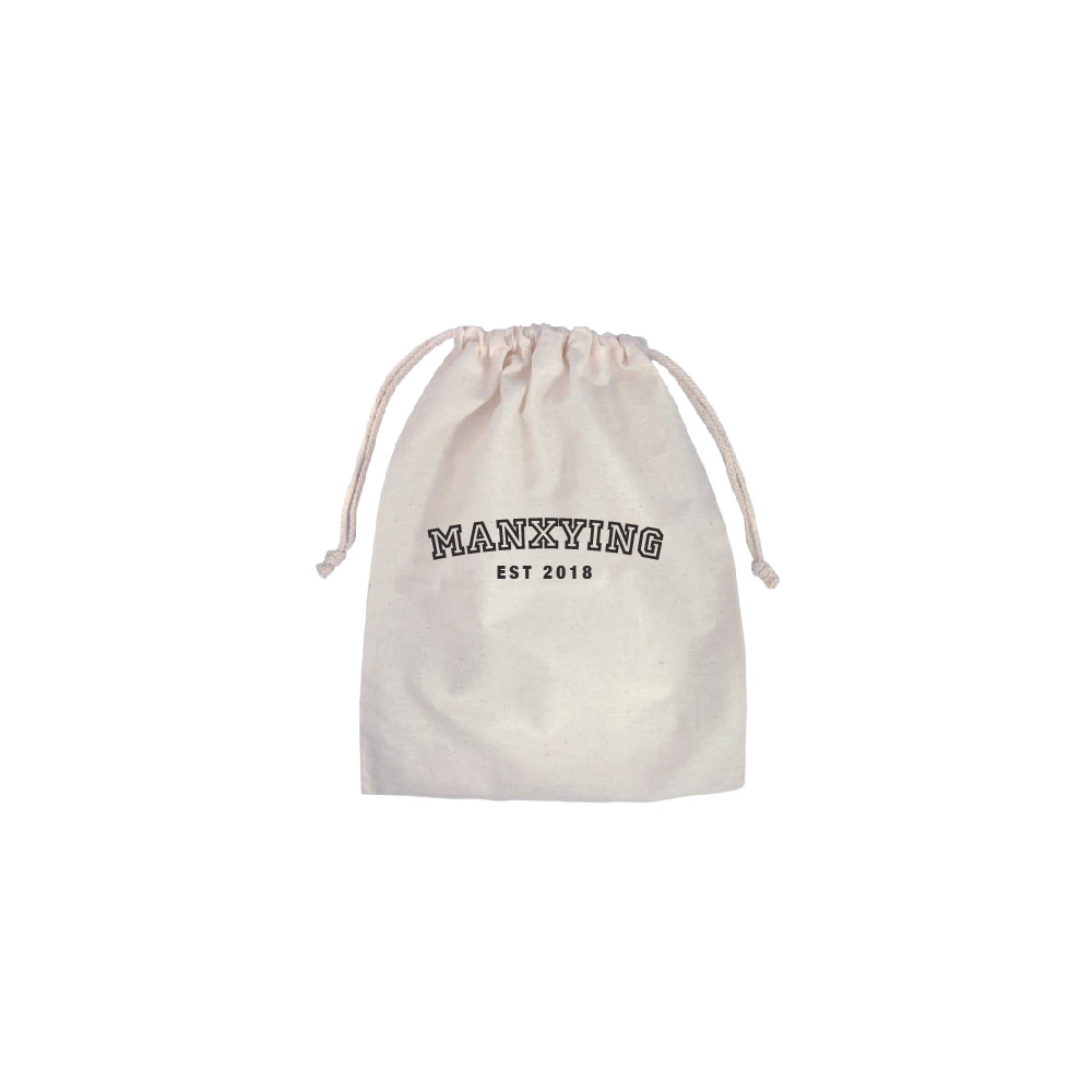 008004004 Outline Name_drawstring-pocket 客制化情侶禮物 - 個性化情侶斜咩袋 Personalized Gift for Him and Her