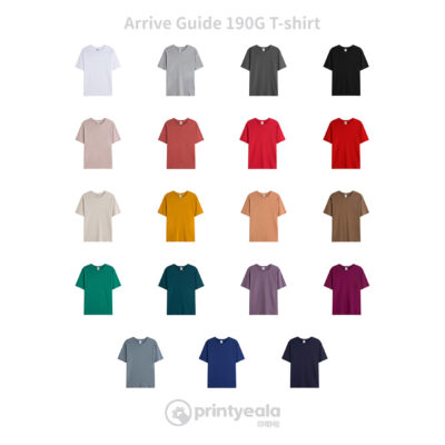 Arrive Guide 190g T-Shirt | 印Tee | 印T-Shirt | Soc Tee | 班衫 | 班Tee | 印衫 | 公司制服